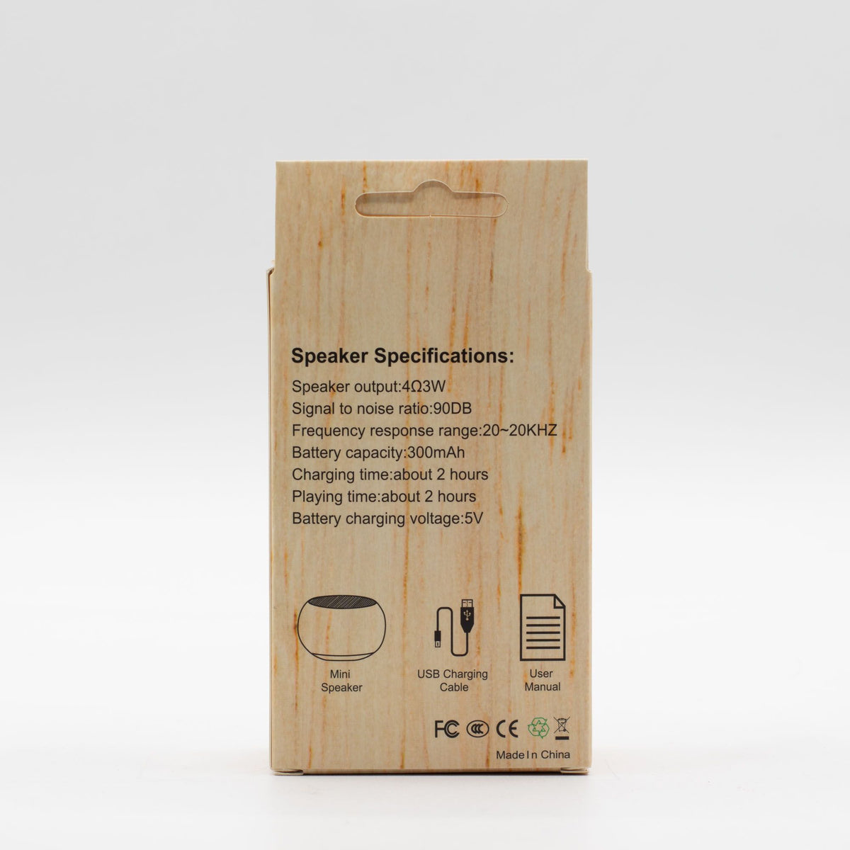 Wooden Mandela Effect Mini Speaker