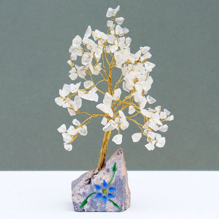 Rock White Crystal 160 Stone Gemstone Tree [UK delivery]