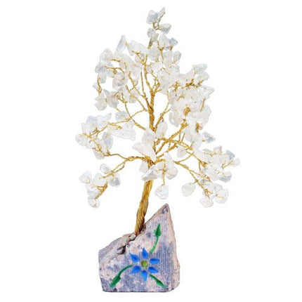 Rock White Crystal 160 Stone Gemstone Tree [UK delivery]