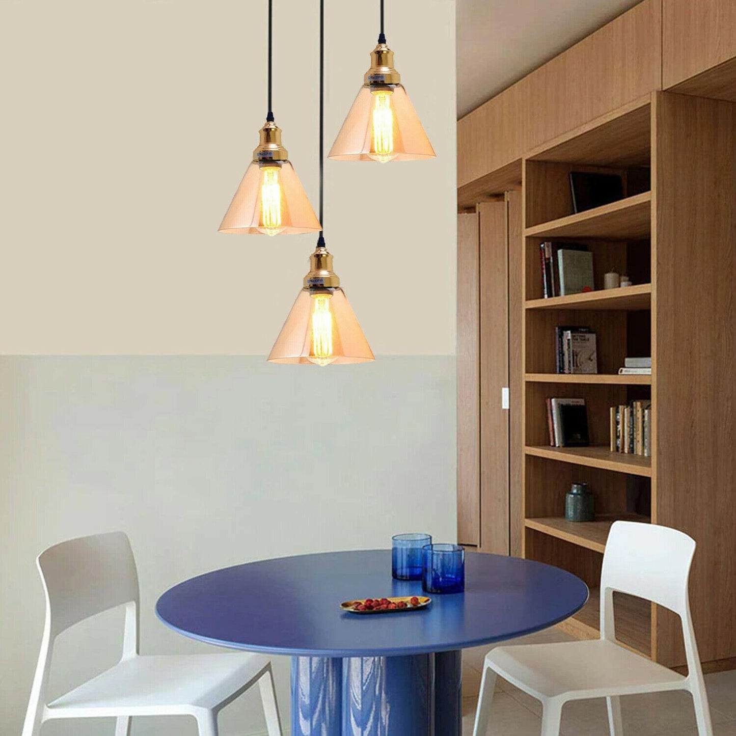 Glass Ceiling Pendant 3 Lights~1428