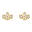 Beginnings Lotus Flower Stud Earrings-1