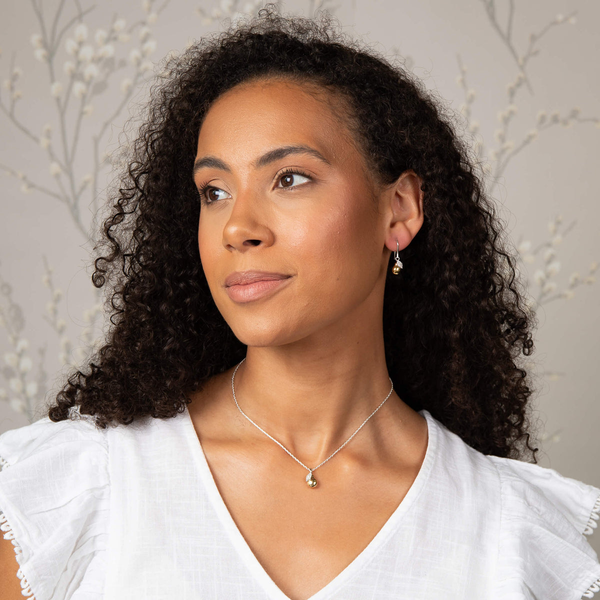 Laura Ashley Fashion Pear Earrings-2