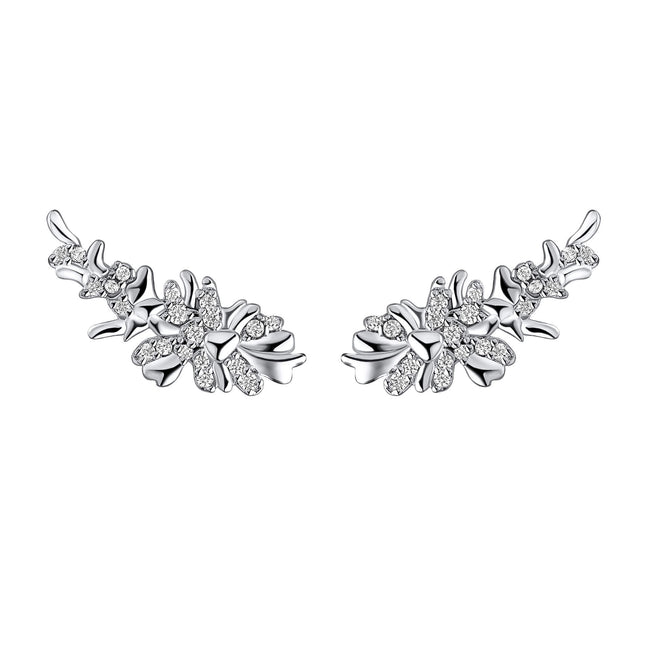 Laura Ashley Fashion Wild Meadow Crawler Earrings
