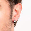 Fred Bennett Stainless Steel Hoop Earrings-1