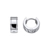 Fred Bennett Stainless Steel Hoop Earrings-0
