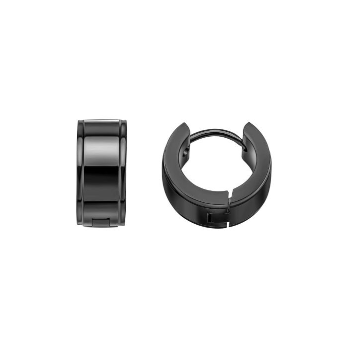 Fred Bennett Stainless Steel Hoop Earrings-5