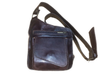 Artisan natural leather small chest bag