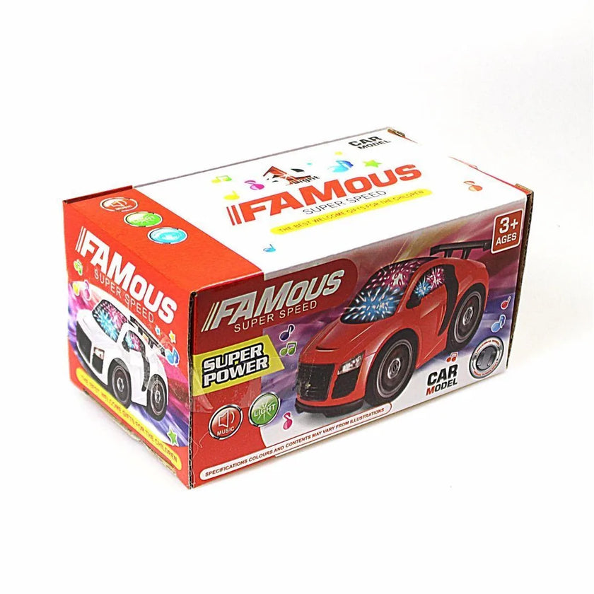 Children'S Toy Car With Lights And Music Battery Operated