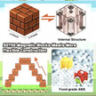 100Pcs/Set Minecraft Magnetic Building Blocks Children Kids Educational Toy Gifts