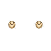 Elements Gold Ball Stud Earrings-0