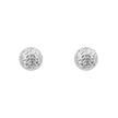 Elements Gold Textured Ball Stud Earrings-0