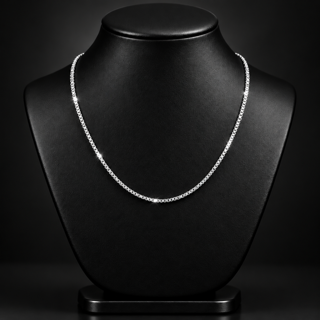 Elements Gold Venetian Box Chain 41cm-46cm