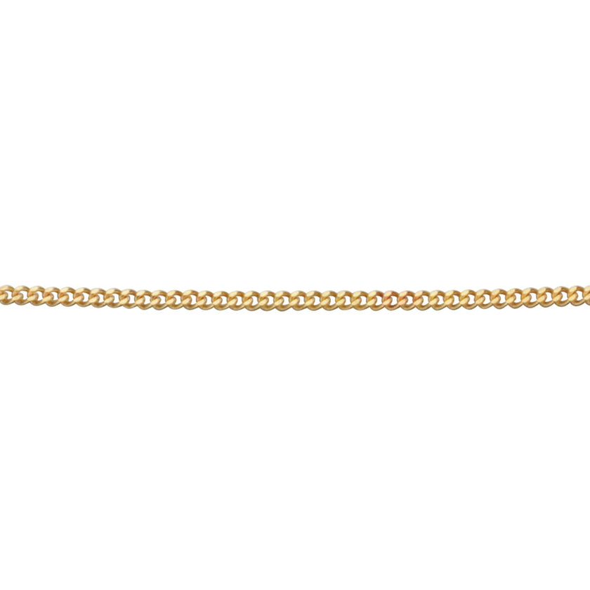 Elements Gold 0.6mm Curb Chain 46cm-2