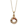 Elements Gold Twisted Knot Pendant-0