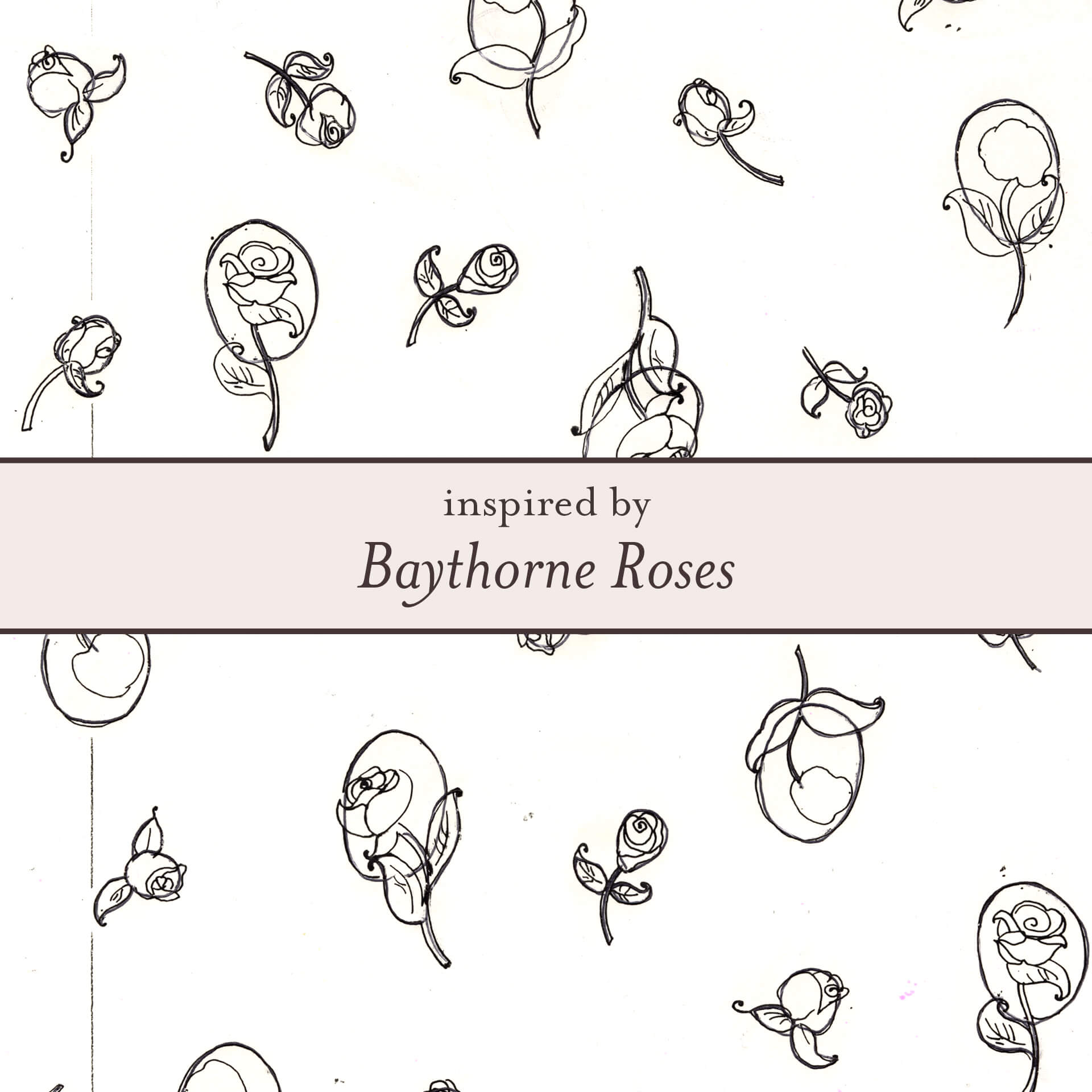 Laura Ashley Fashion Baythorne Roses Assembled Hoop Earrings-2