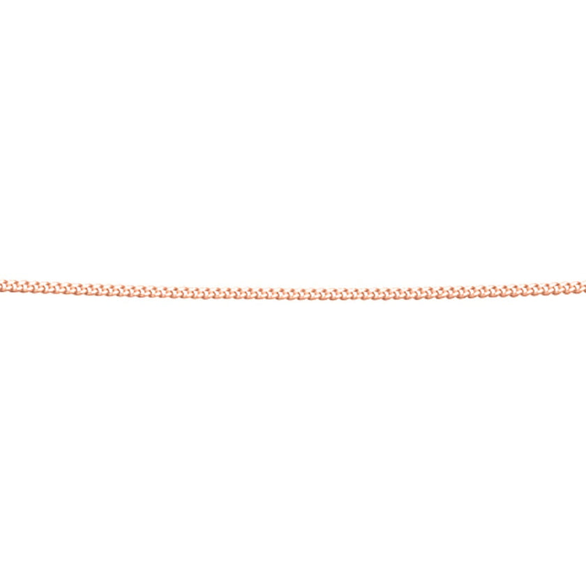 Beginnings Diamond Cut Curb Chain with Extender-3