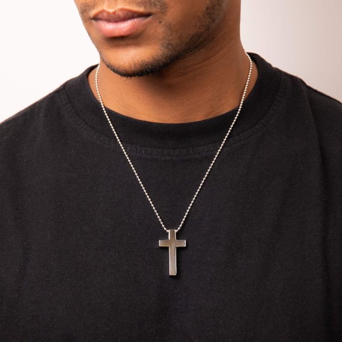 Fred Bennett Plain Cross Pendant-1