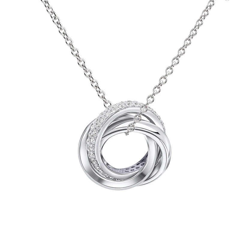 Diamonfire Triple Twist Pendant-0