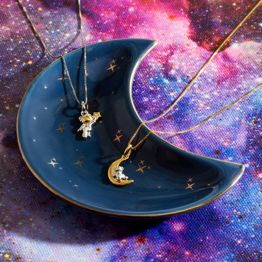 D For Diamond Ted on the Moon Pendant with Diamond-3
