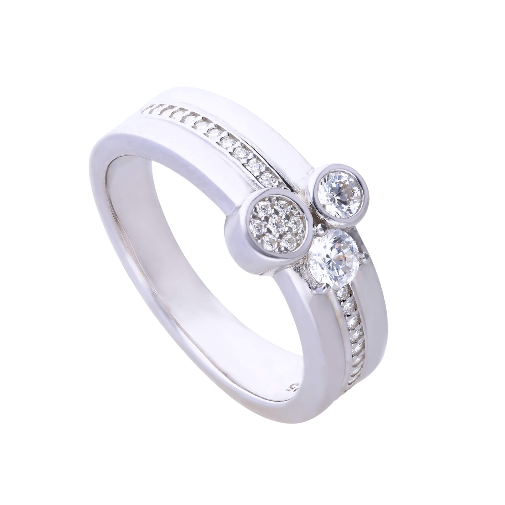 Diamonfire Triple Stacked Band Ring-0