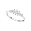 Beginnings Graduated Marquise Cubic Zirconia Ring-0
