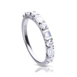 Diamonfire Baguette and Round Zirconia Ring-0