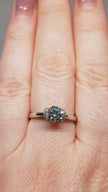 Lab Grown 1.0 Ct Moissanite Diamonds VVS1 in Platininum Plated 925 Sterling Silver