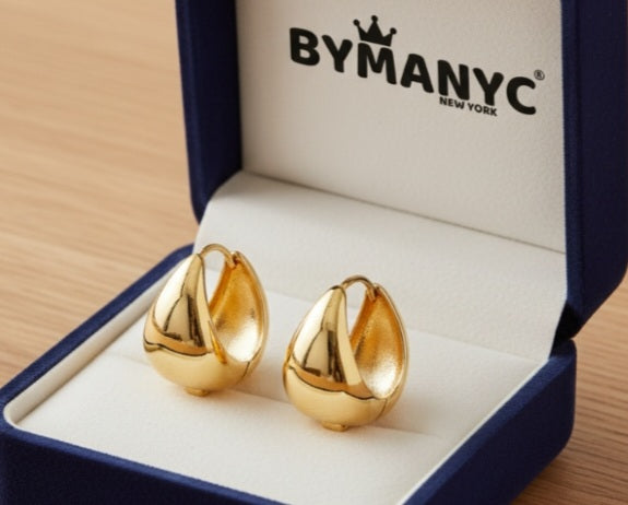 Sculptural Huggie Hoop Earrings SOHO BYMANYC ® New York