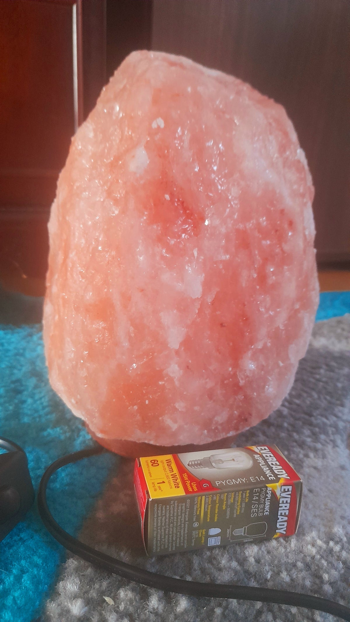 Quality Natural Himalayan Salt Lamp - & Base Height approx- 35 cm