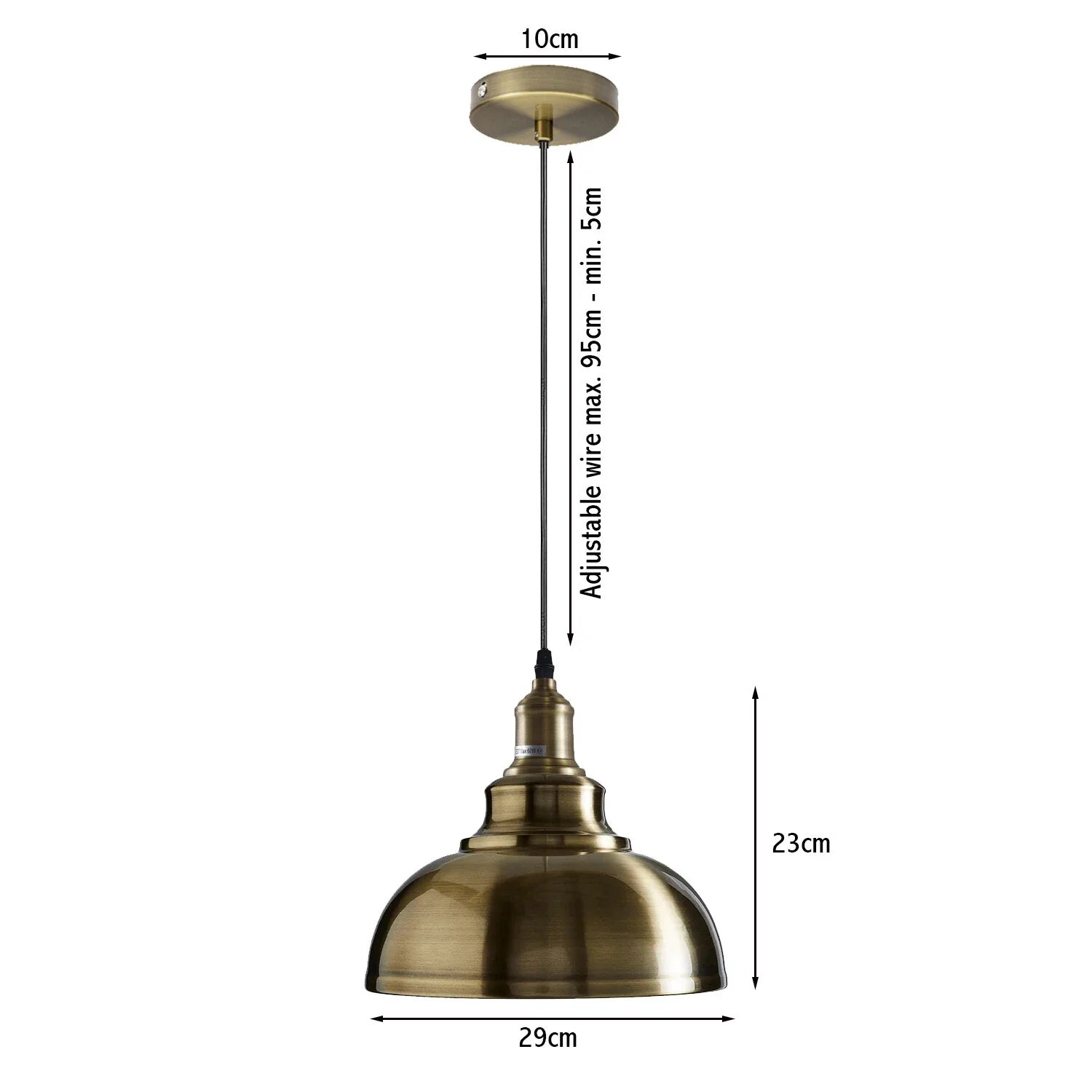 Pendant Light Retro Industrial Lampshades LED Ceiling Hanging Lamp 9~4936(UK 🇬🇧 delivery)