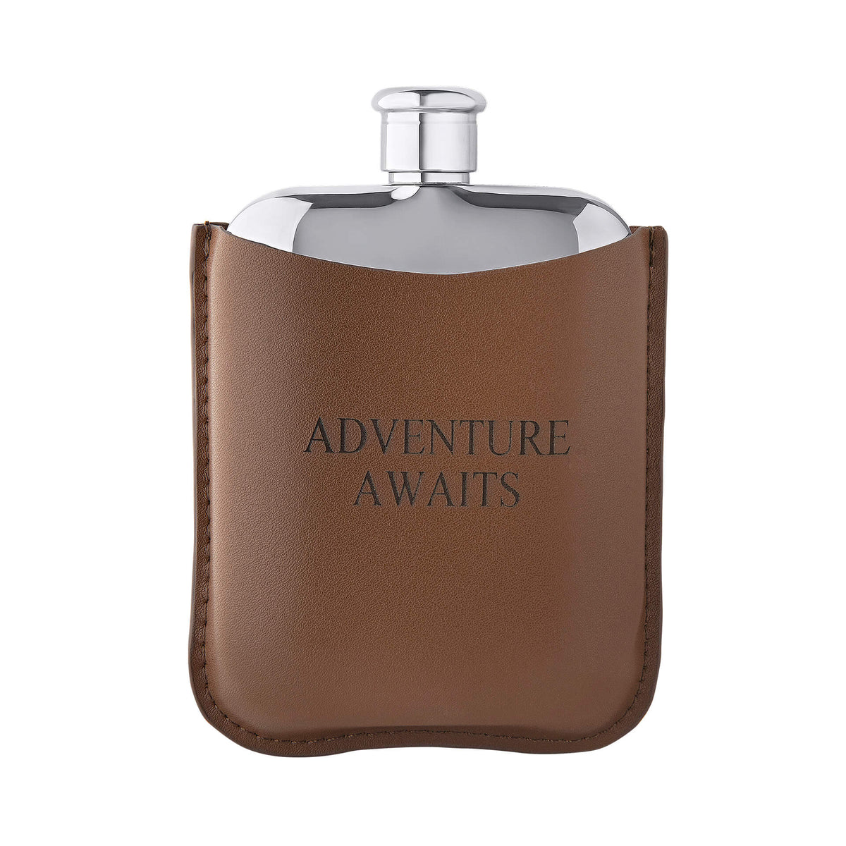 Fred Bennett Hip Flask with Leather Sleeve-4
