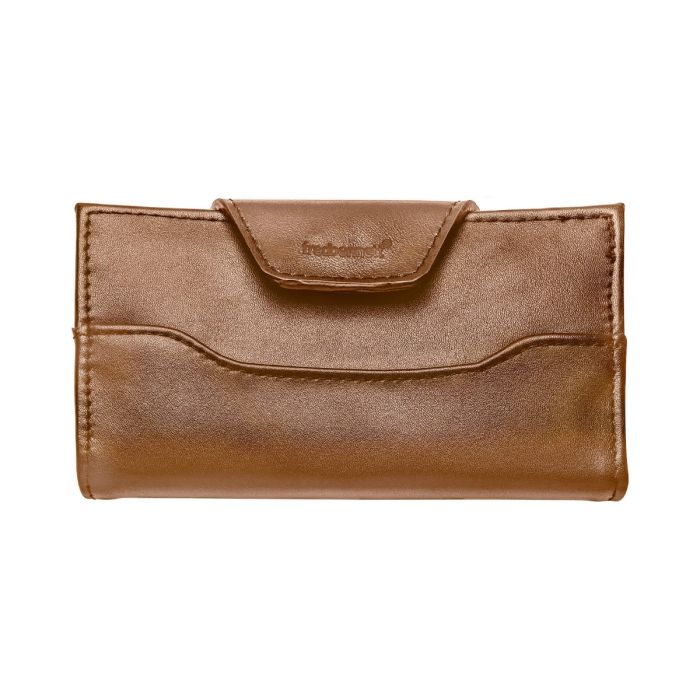 Fred Bennett Brown Leather and Stainless Steel Travel Manicure Set-4